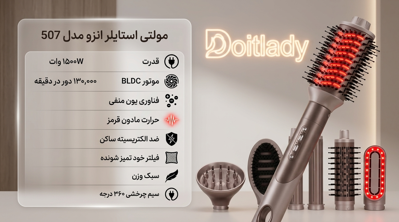سشوار انزو مدل EN-507 سشوار انزو مدل EN-507